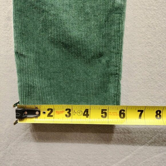 7 FOR ALL MANKIND Men's 30x31 Corduroy Slimmy Slim Tapered Hunter Green $218MSRP - Picture 7 of 10